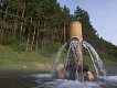 Termálny prameň, Kalameny - dolina (natural mineral pool in Kalameny valley)