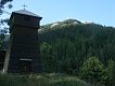 LIPTOVSKÁ ANNA village - Wooden bell tower build in 1998, as original from 18th century